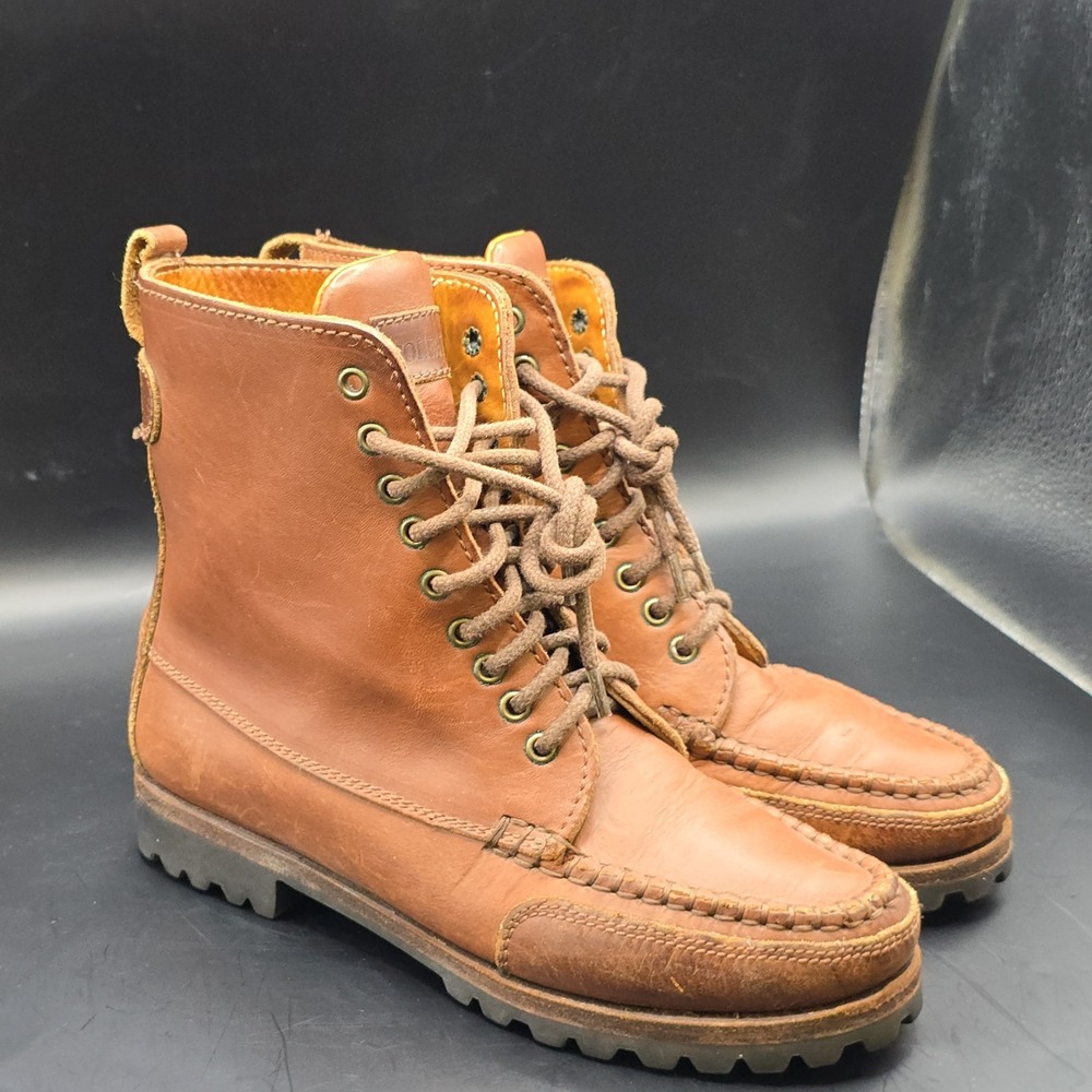 Vtg COLE HAAN Country Brown Leather  Boots F8861‎ / Women's Size 5.5M